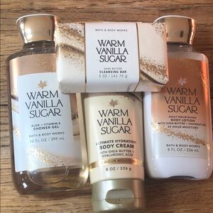 Bath & Body Works Warm Vanilla Sugar Collection